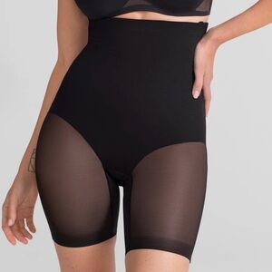 Honeylove High-Waisted Black Shapewear Shorts